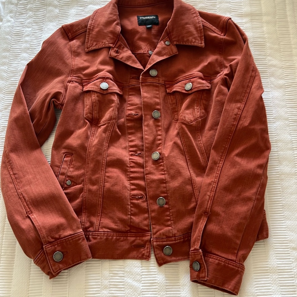 Liverpool burnt orange jean jacket